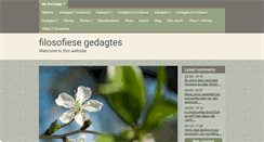 Desktop Screenshot of filosofiesegedagtes.com